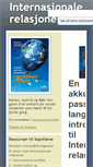 Mobile Screenshot of internasjonalerelasjoner.net